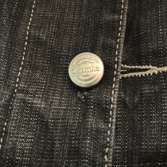 AKDMKS Y2K Denim Jean Jacket Men’s Size 3XL, Grunge,Retro,Unisex - Picture 8 of 10